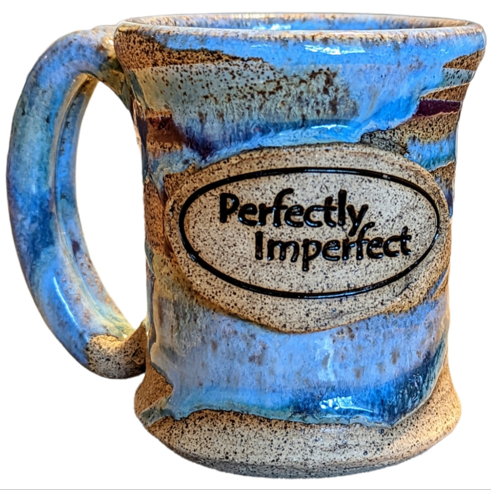 Handmade "Perfectly Imperfect" SpartaWare Mug Sparta, TN. 12 oz. Signed 2014